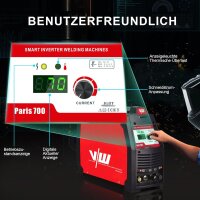 Plasma cutter 70A, IGBT, high frequency ignition (HF pilot), cutting 24MM | Paris 700
