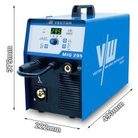 MIG MAG Schweißgerät 295A, MMA Elektrode 250A,...