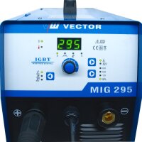 MIG MAG welder 295A, MMA electrode 250A, 400V, IGBT, for 5kg/15kg wire reel | MIG295A