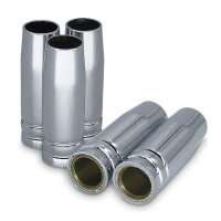 MIG MAG Zubehör Set 17 Teile: Gasdüse, Stromdüse, Düsenstock | MB15 Ø 0,8