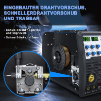 TCM250 Multi-combination welding machine SET - MIG/MAG, TIG, MMA & Plasma with accessories