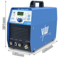 Schweißgerät SET: DC WIG mit Plasmaschneider, Schweißhelm, Druckminderer, IGBT Inverter | CT520PD