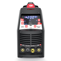 NewYork 2500D - AC/DC TIG welder 200A + plasma cutter 50A | Digital set with helmet, pressure reducer & accessories